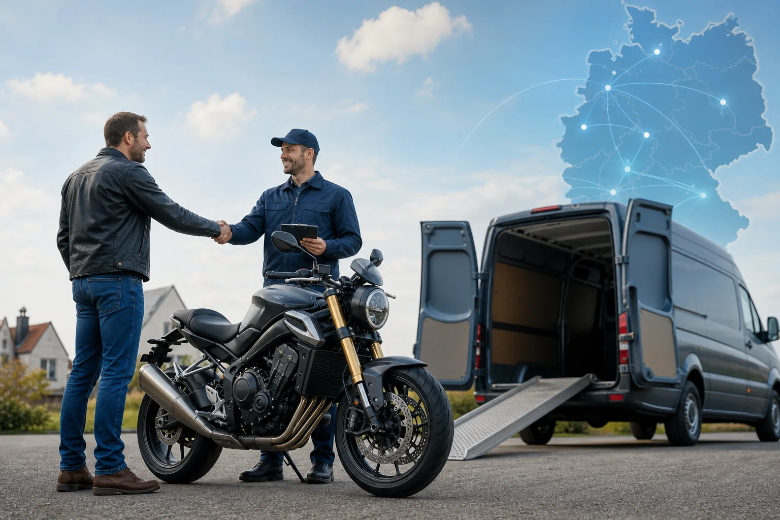 Motorrad deutschlandweit verkaufen mit Abholung durch professionelle Händler